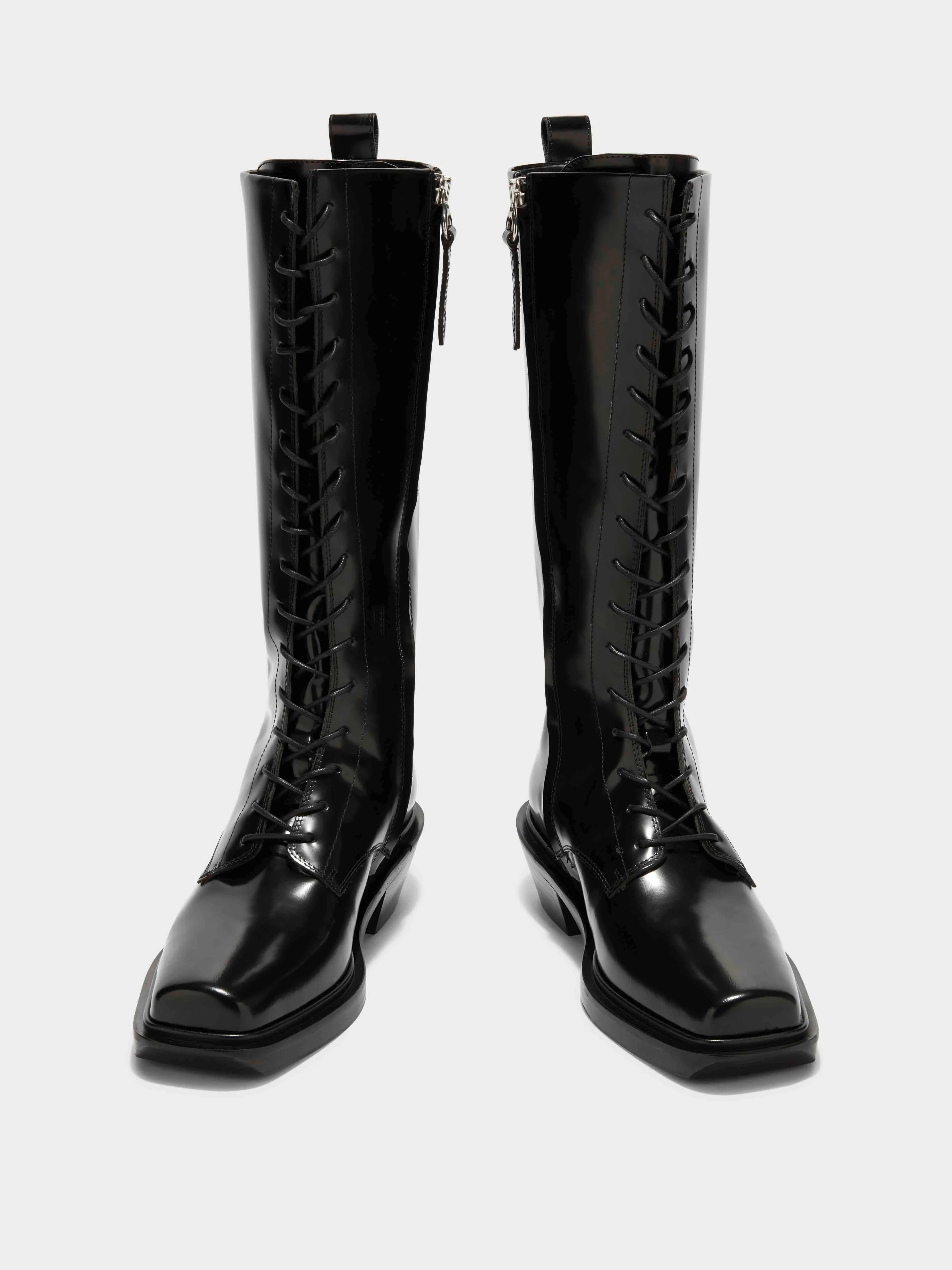 Hetta Leather Biker Boots