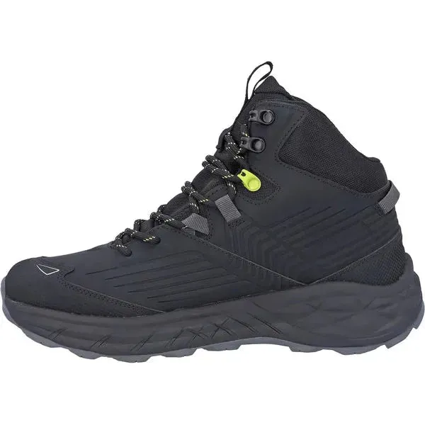 Hi-Tec 1070 Fuse Trek Mid Hiking Boots Mens - Black