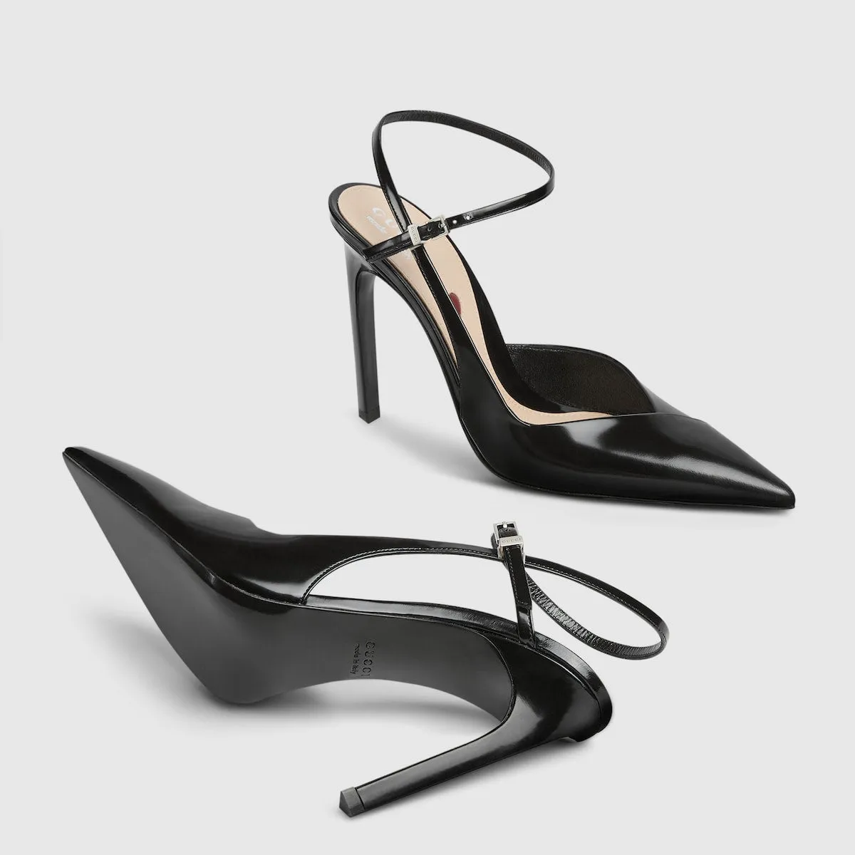 High-heeled pump