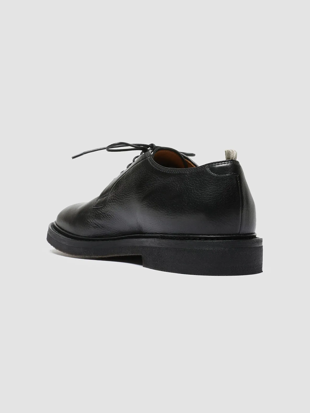 HOPKINS FLEXI 201 - Black Leather Derby Shoes