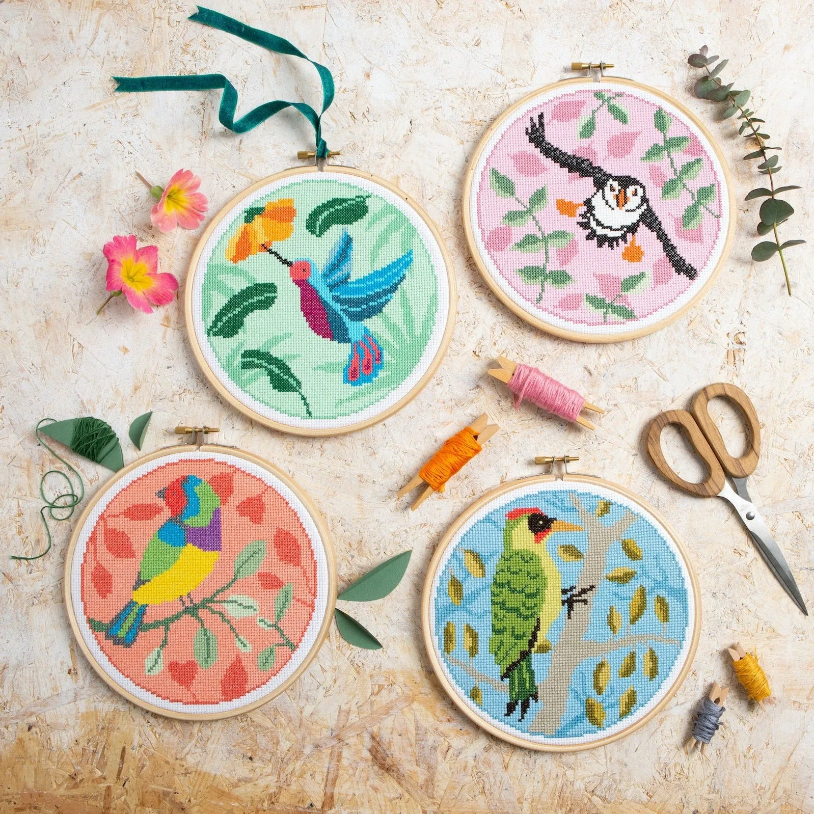 Hummingbird Cross Stitch Kit