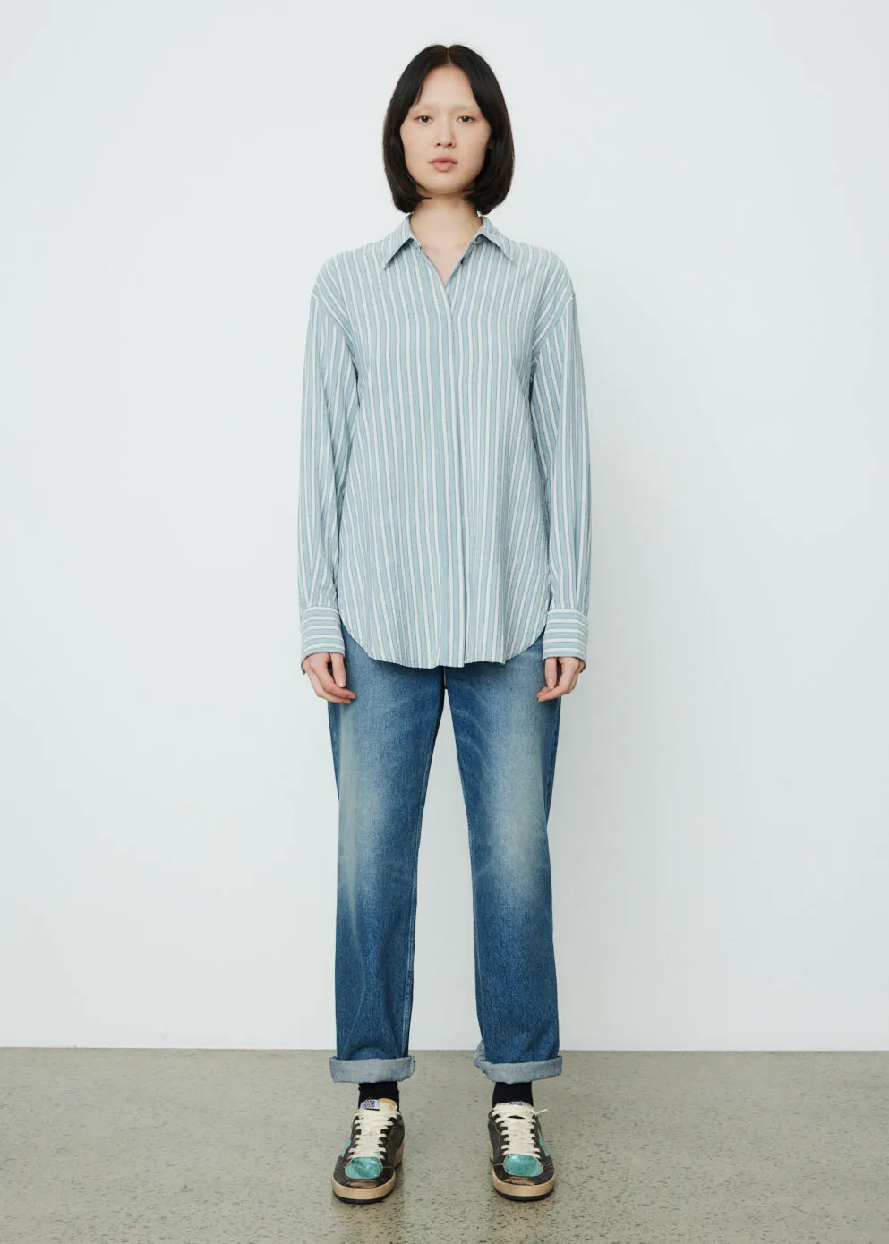 Journey Shirt Boyfriend Stripe Shirt