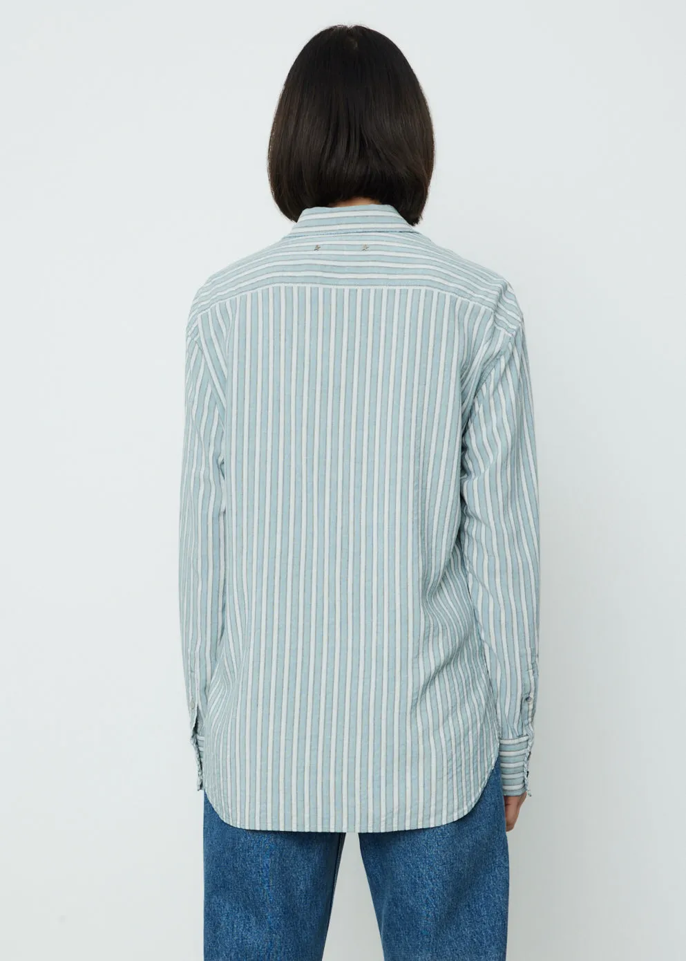 Journey Shirt Boyfriend Stripe Shirt