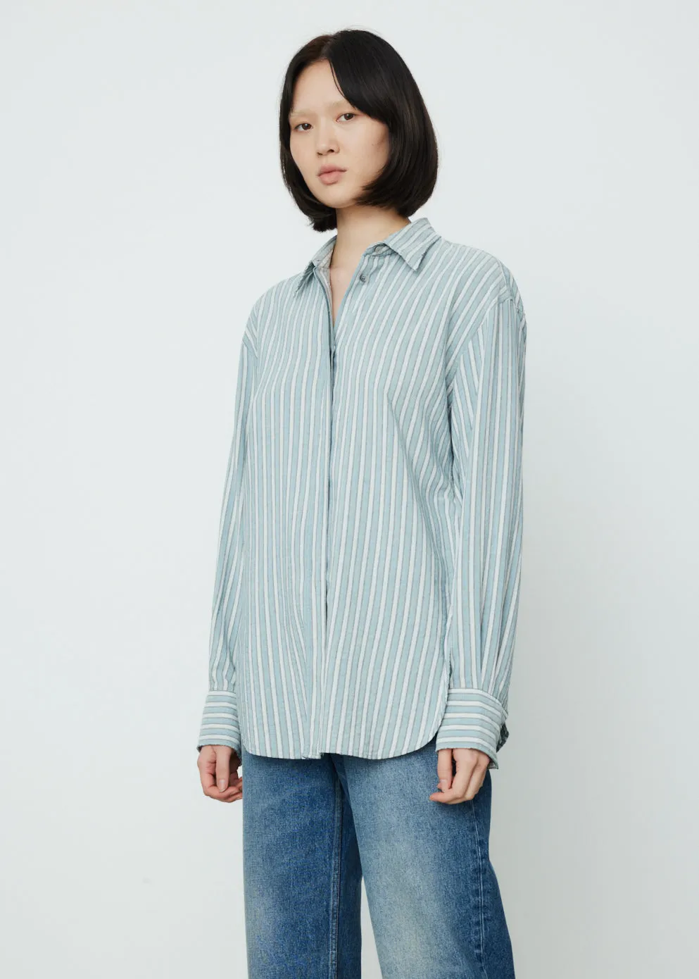 Journey Shirt Boyfriend Stripe Shirt