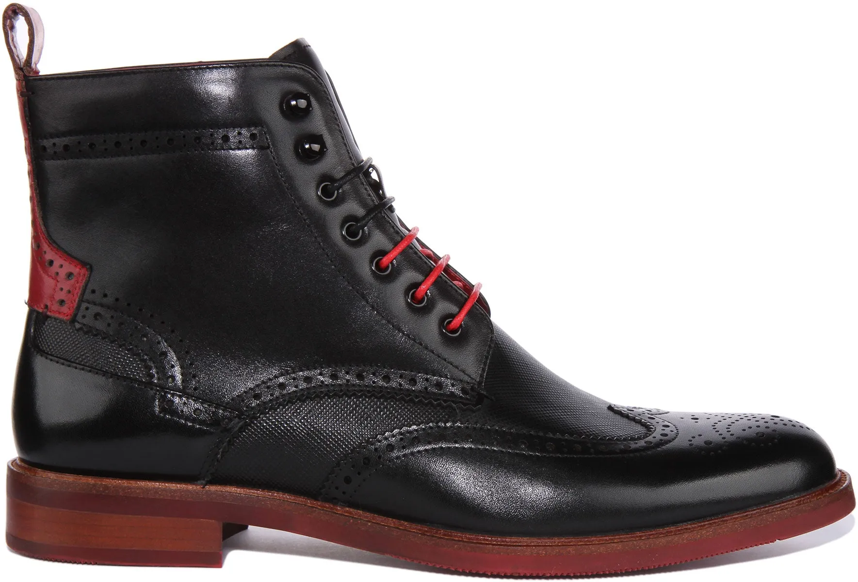 Justinreess England Cameron In Black Red For Men