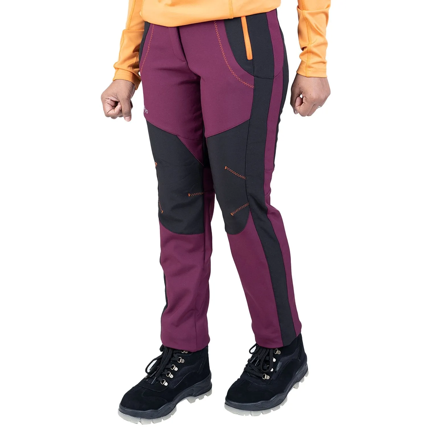 K2 Cold Weather Trekking & Outdoor Pants in Wine - Women