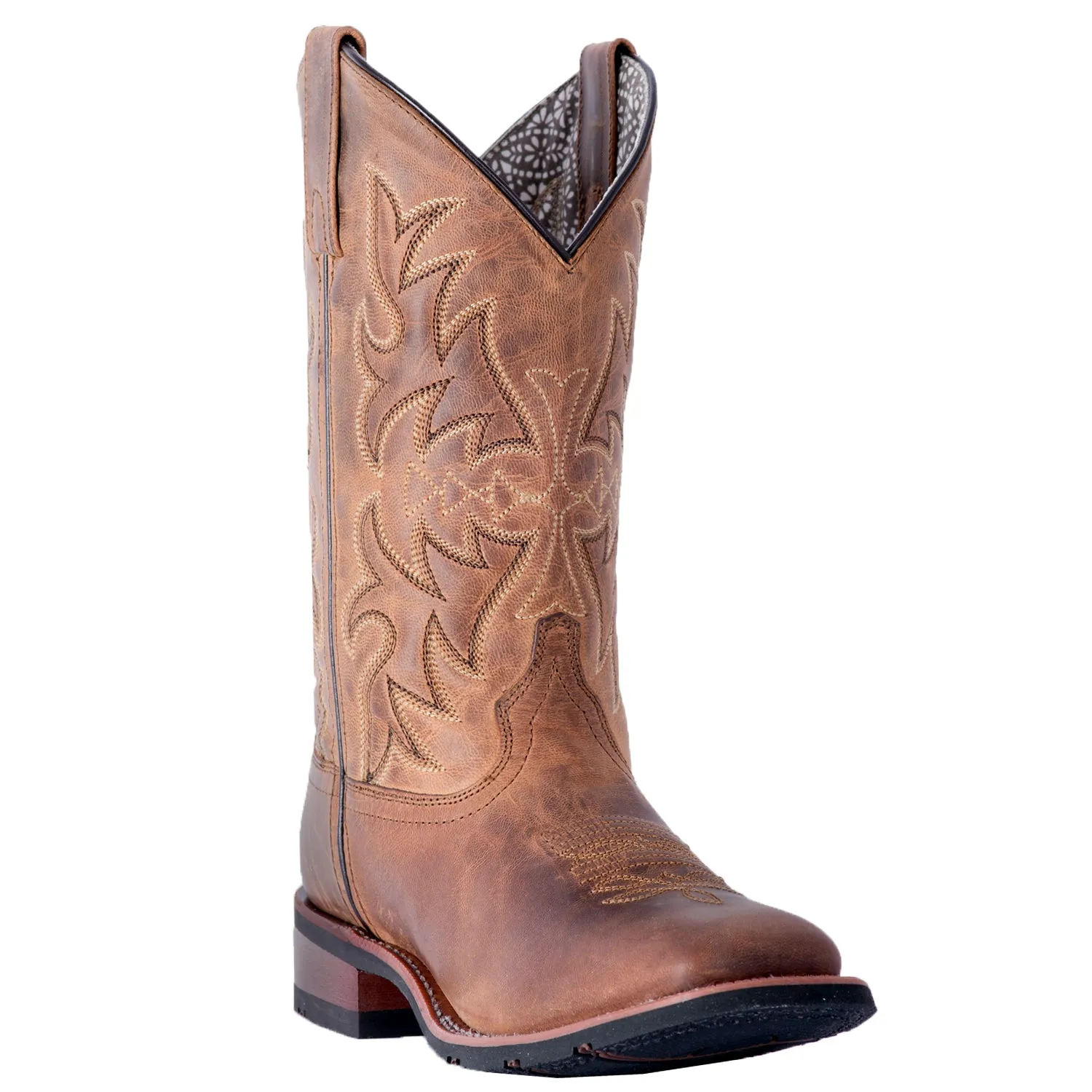 'Laredo' Women's 11" Anita Western Square Toe - Brown