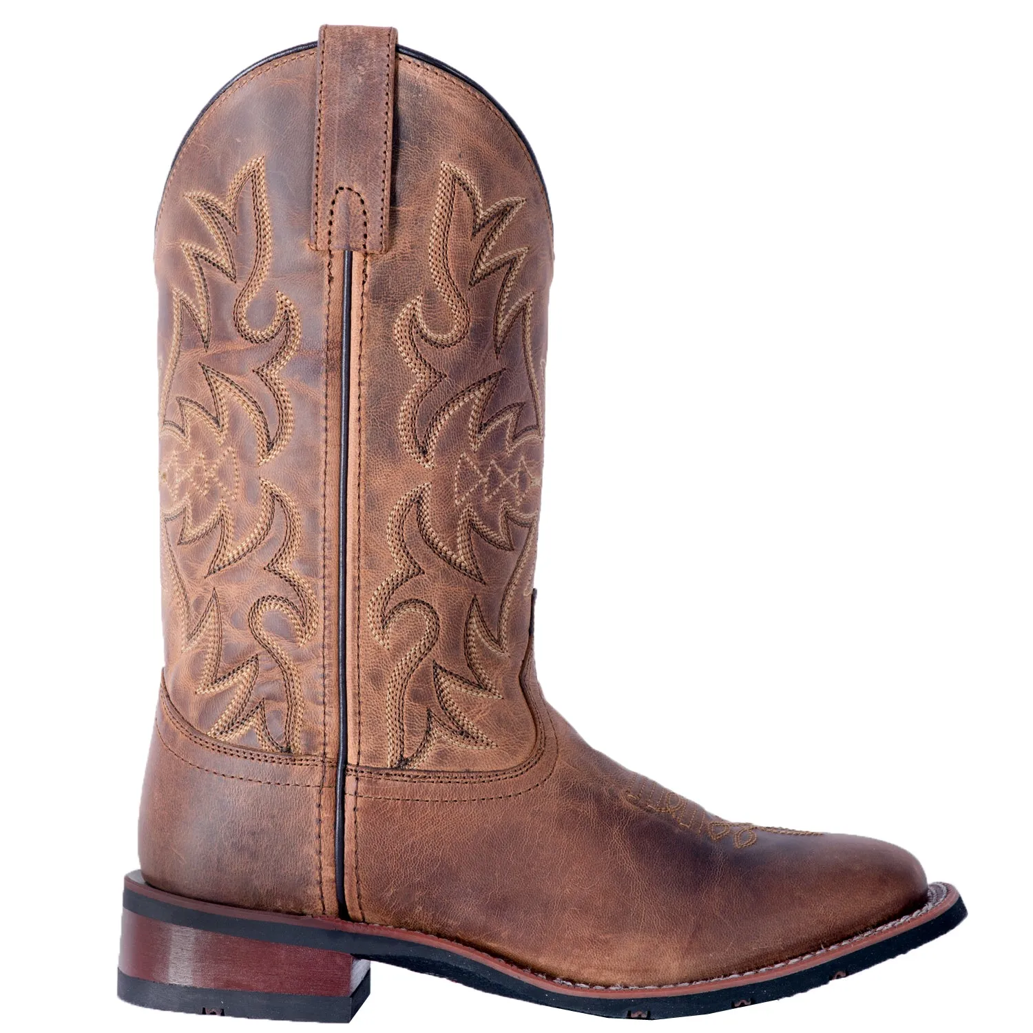 'Laredo' Women's 11" Anita Western Square Toe - Brown