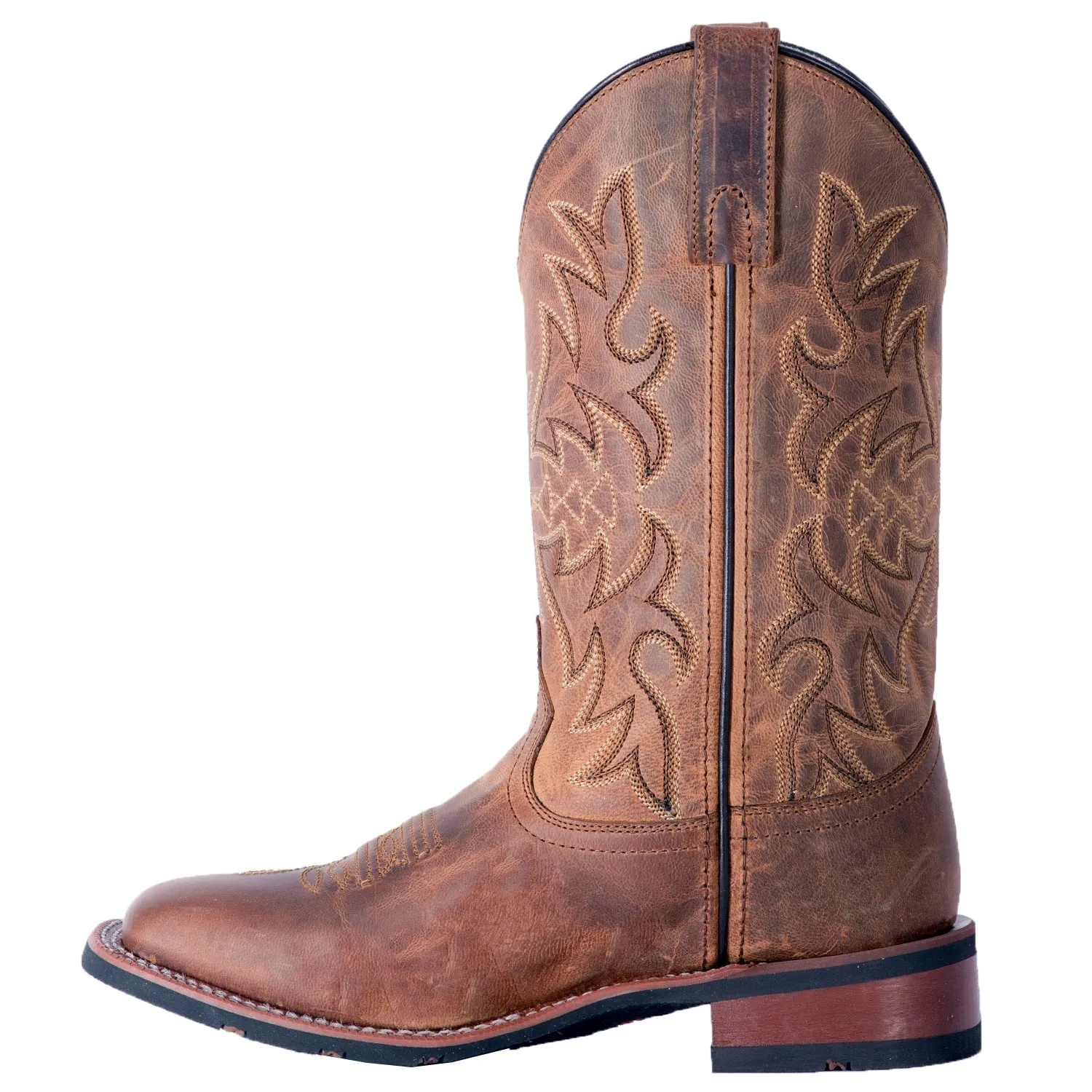 'Laredo' Women's 11" Anita Western Square Toe - Brown