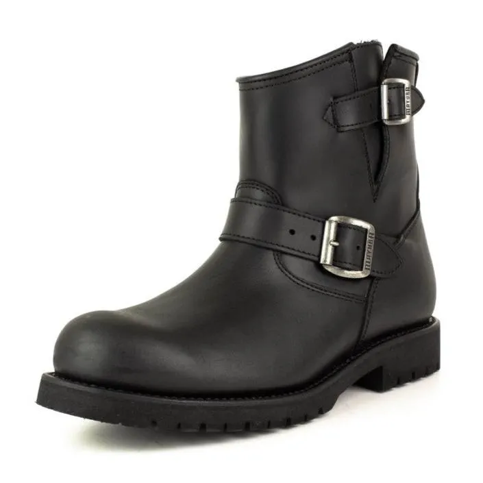 LEATHER ANKLE BOOTS ROCKY