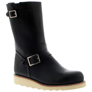 Leather Engineer Women's Biker Boots