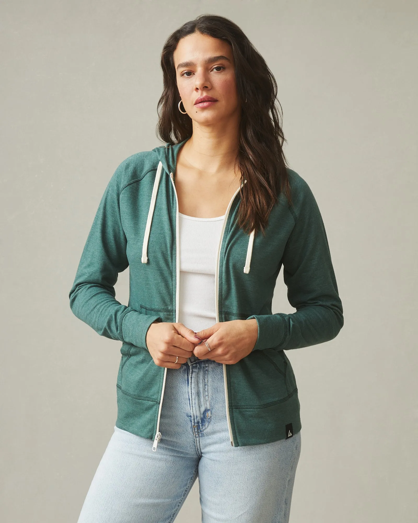 Lightweight Full Zip - Trekking Green