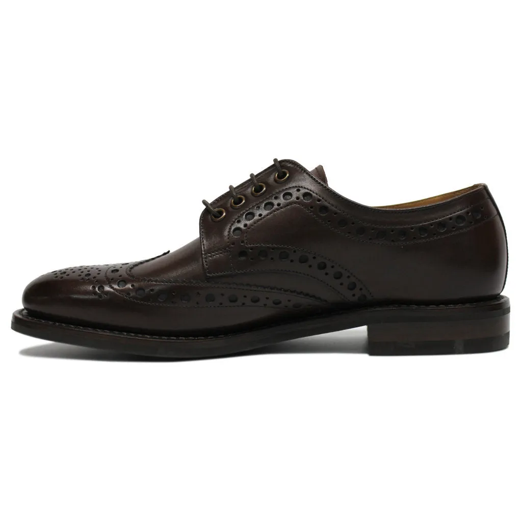 Loake Mens Shoes Sutherland Casual Low-Profile Goodyear-Welt Lace-Up Leather - UK 11