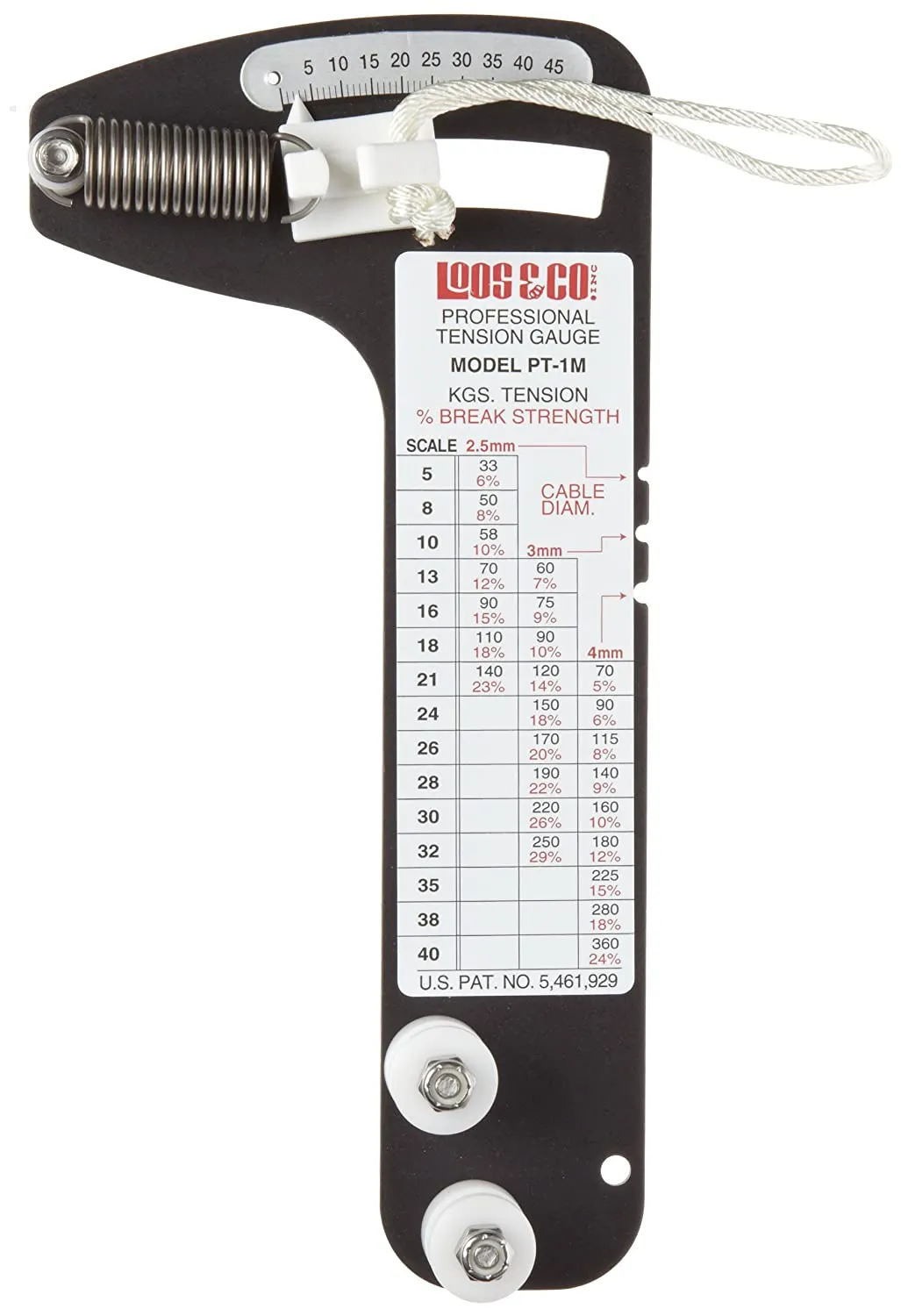 Loos Professional Rig Tension Gauge