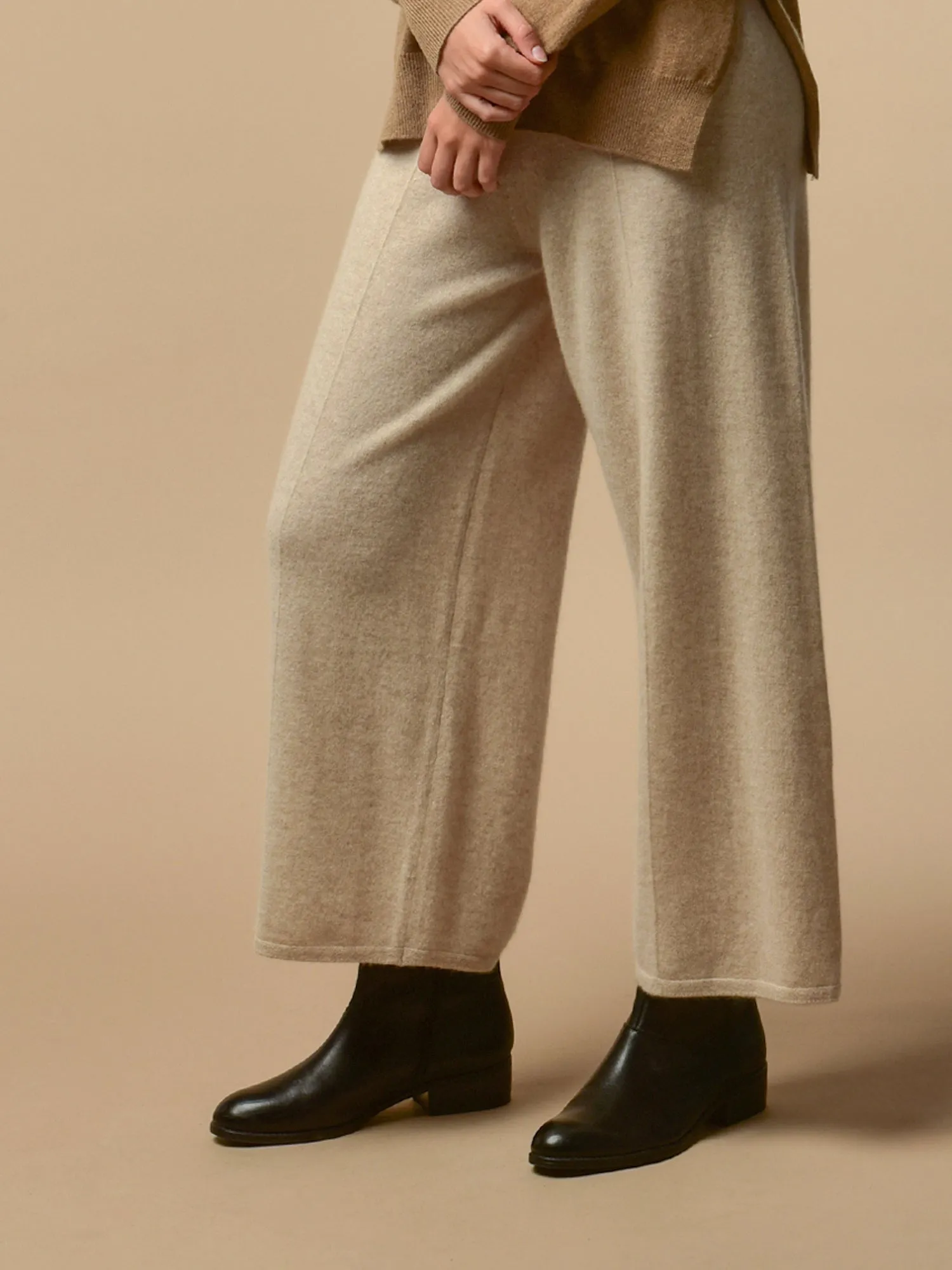 Loose Fit Pants_Oatmeal