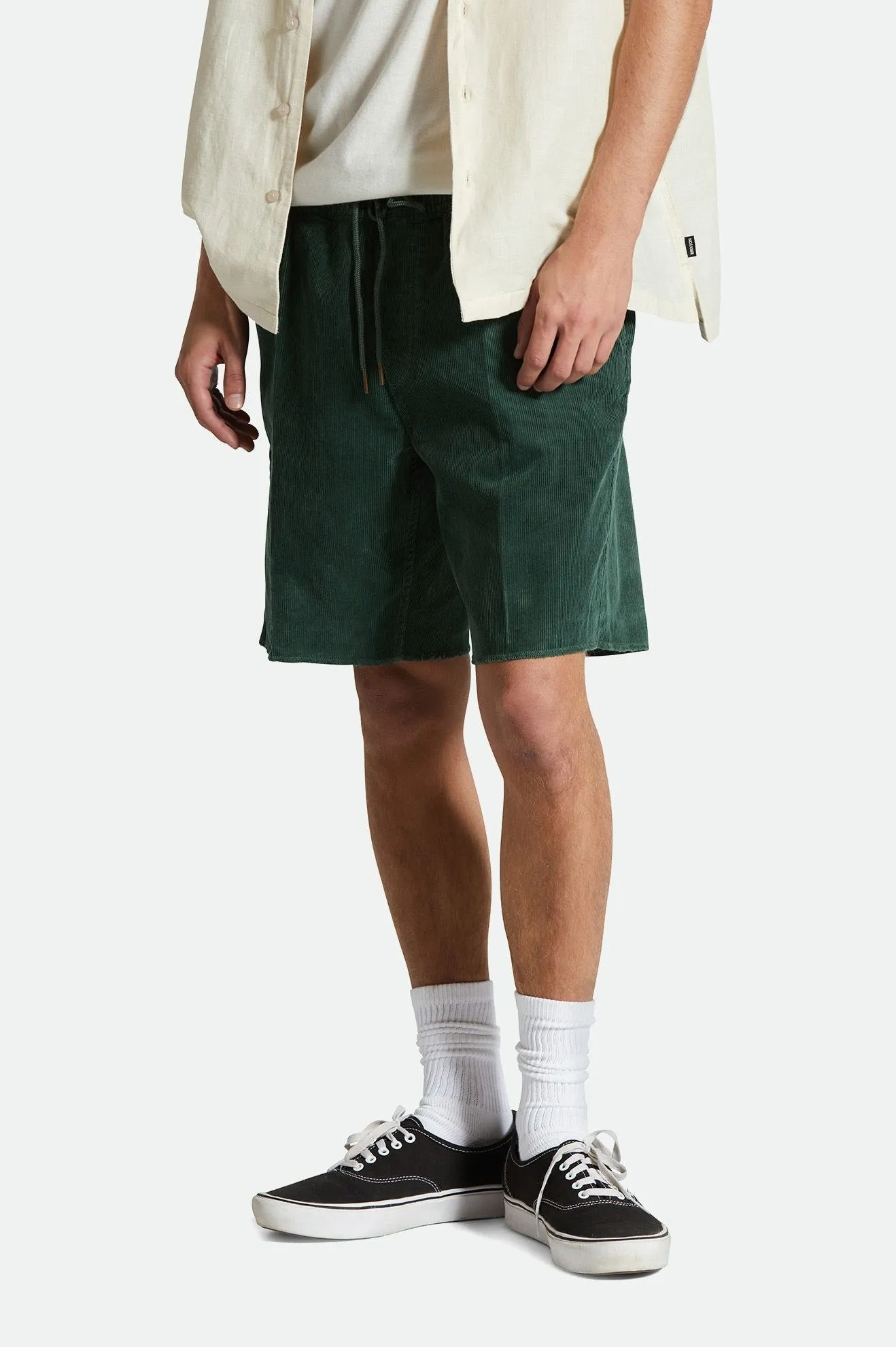 Madrid II Corduroy Short 8" - Trekking Green Cord