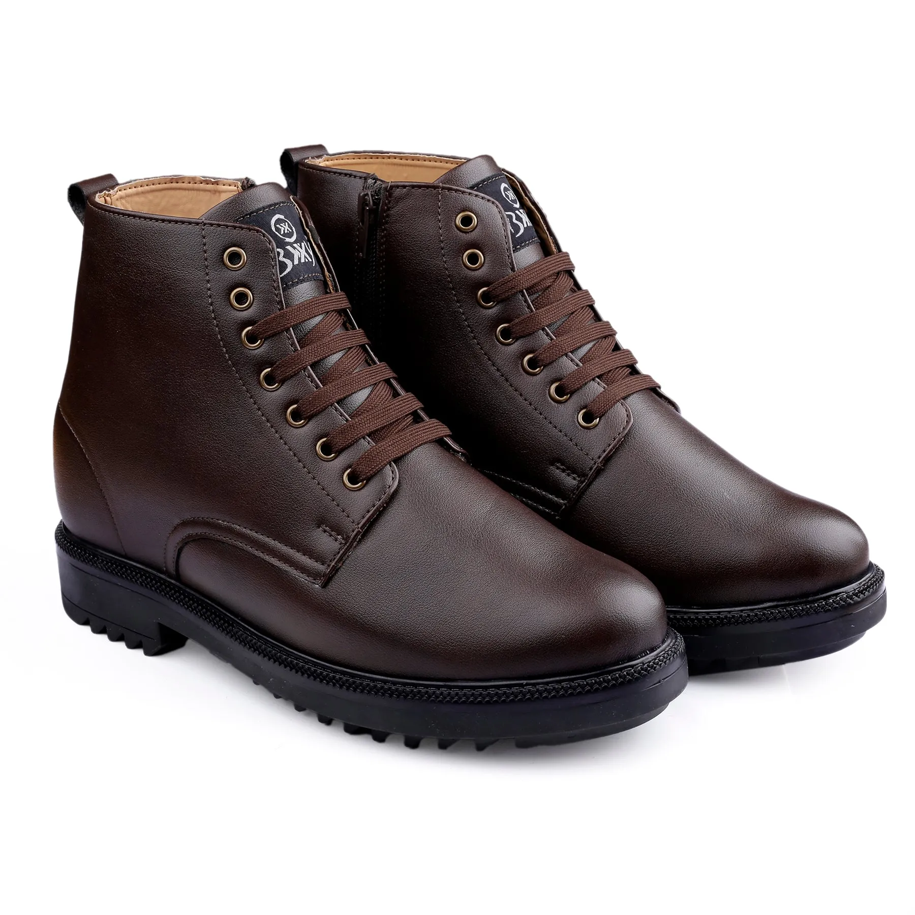 Men's 4 Inch Hidden Height Increasing Boot in Eva Sole