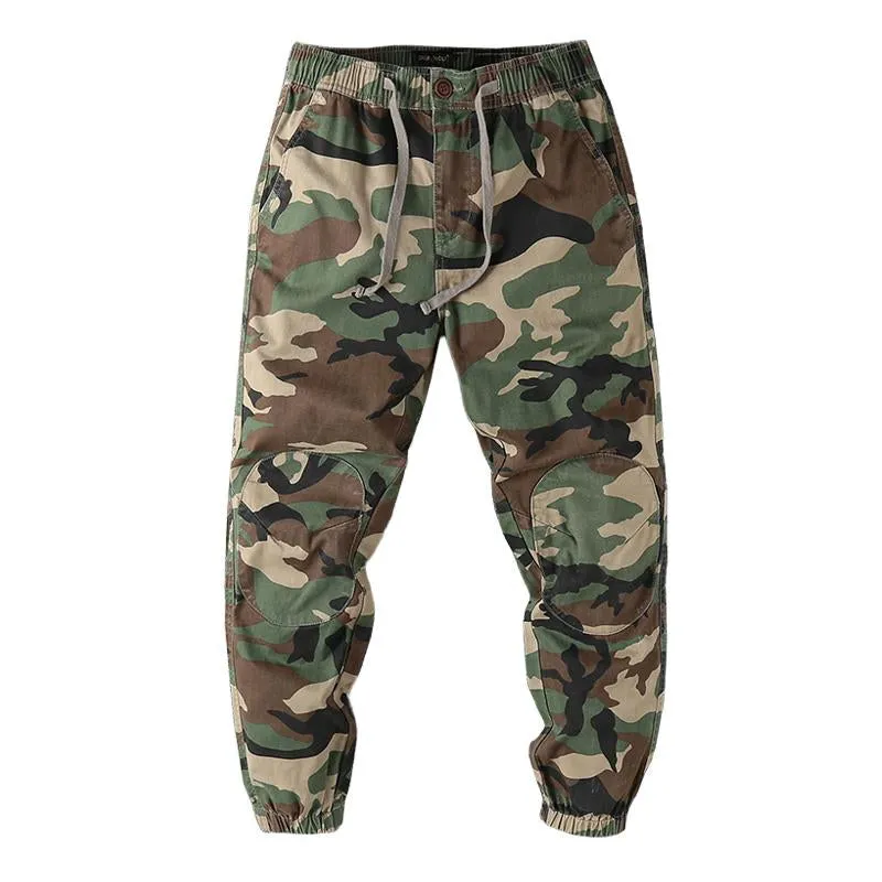 Men's Casual Outdoor Cotton Camouflage Cargo Pants 62082132M