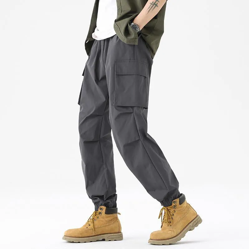 Men's Casual Outdoor Multi-Pocket Waterproof Cargo Pants 29673374M