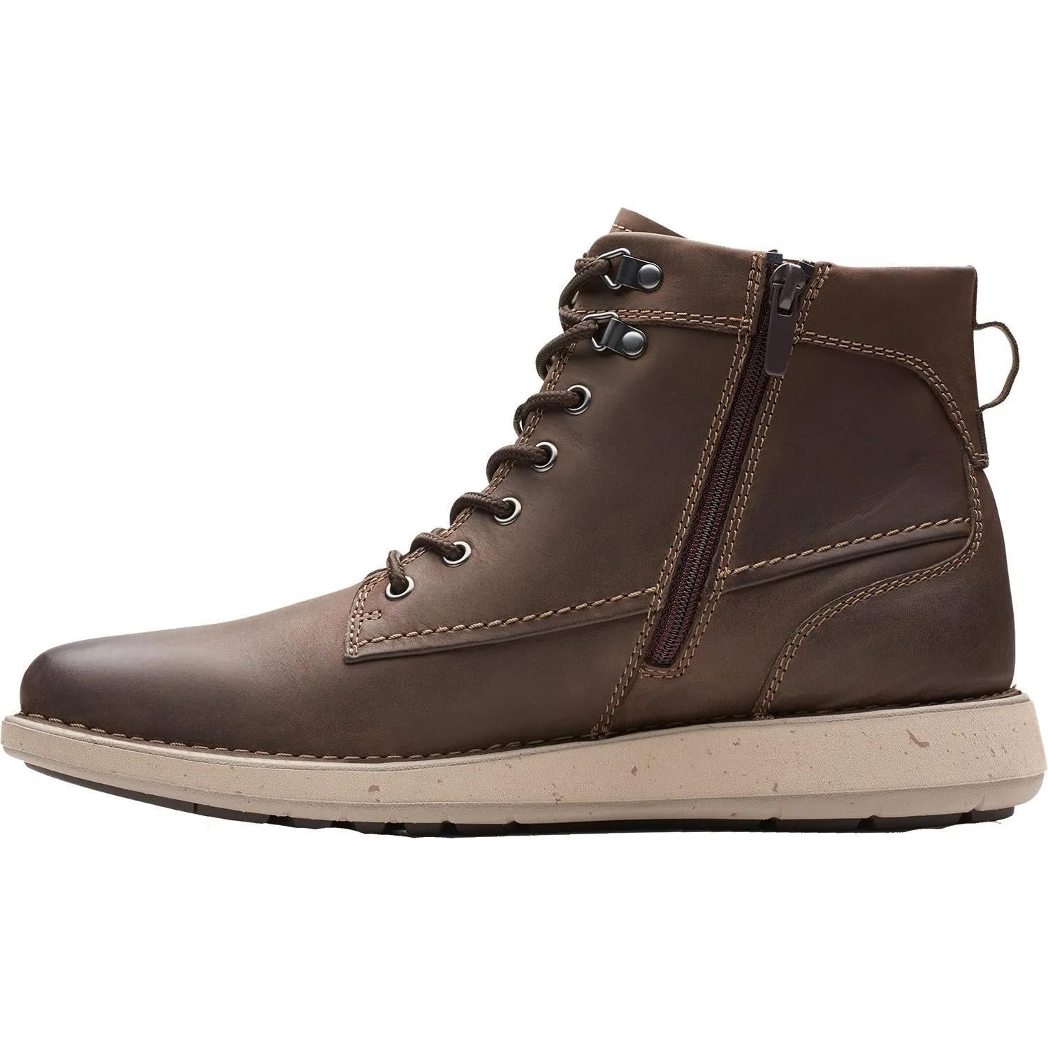 Men's Clarks Un Larvik Peak Brown Leather