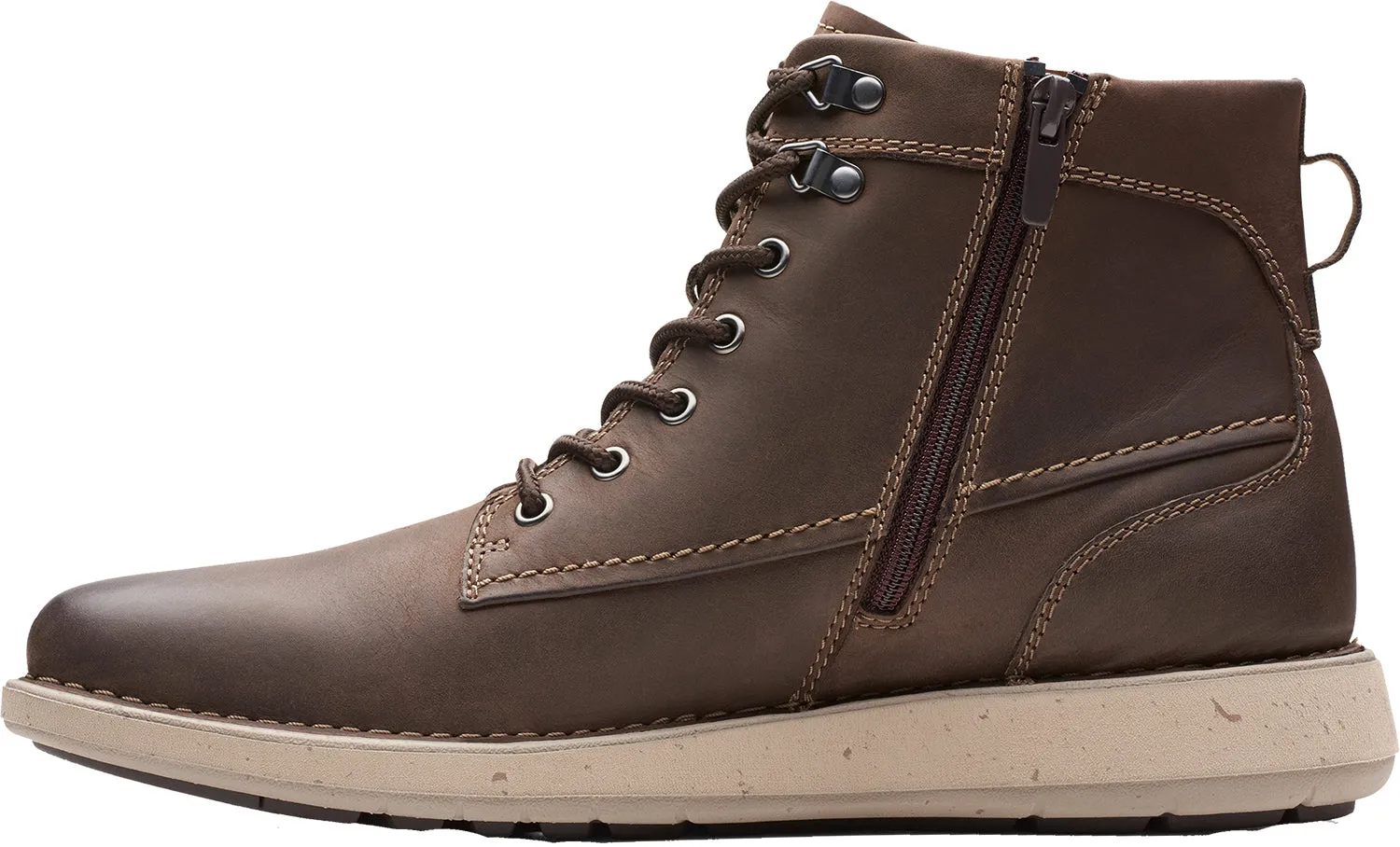 Men's Clarks Un Larvik Peak Brown Leather