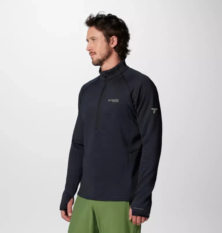 Men's Crystal Leaf™ Omni-Heat™ Helix Technical Half Zip Fleece