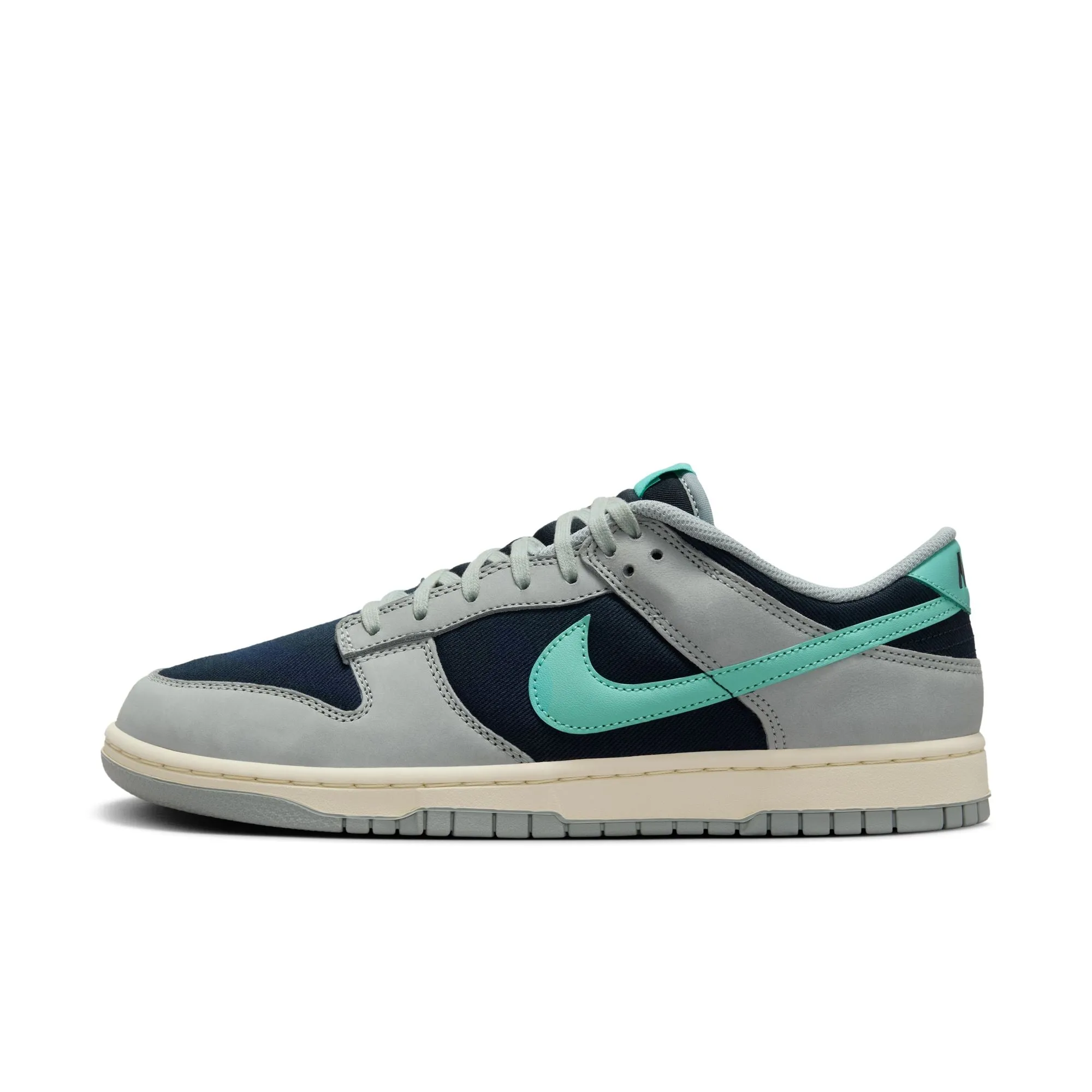 Men's Nike Dunk Low Retro Premium - LIGHT PUMICE/GREEN FROST-DARK OBSIDIAN