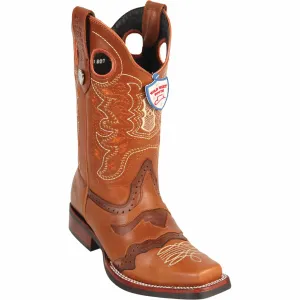 Men's Wild West Genuine Leather Rodeo Toe Boot 281TH3851