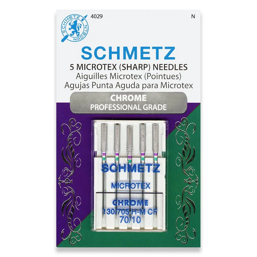 Microtex (Sharp) Chrome Needles