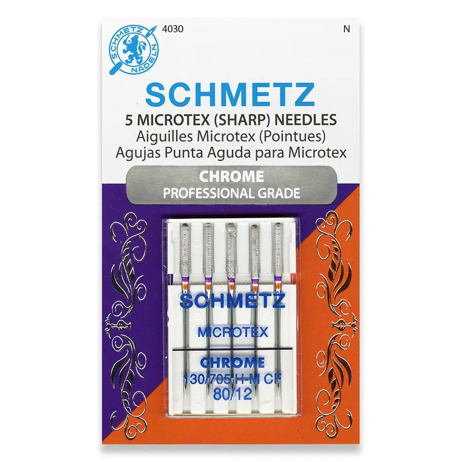 Microtex (Sharp) Chrome Needles