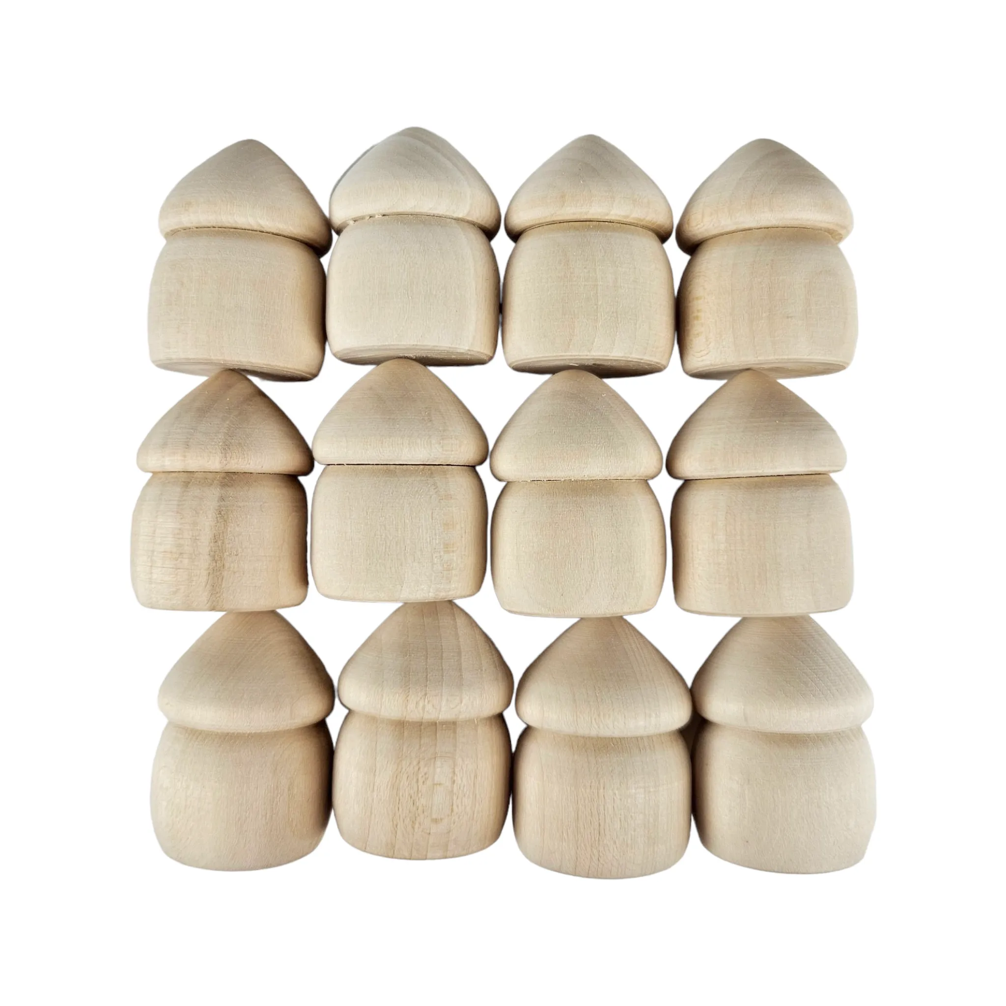 Mini Mushroom House - 12 pieces