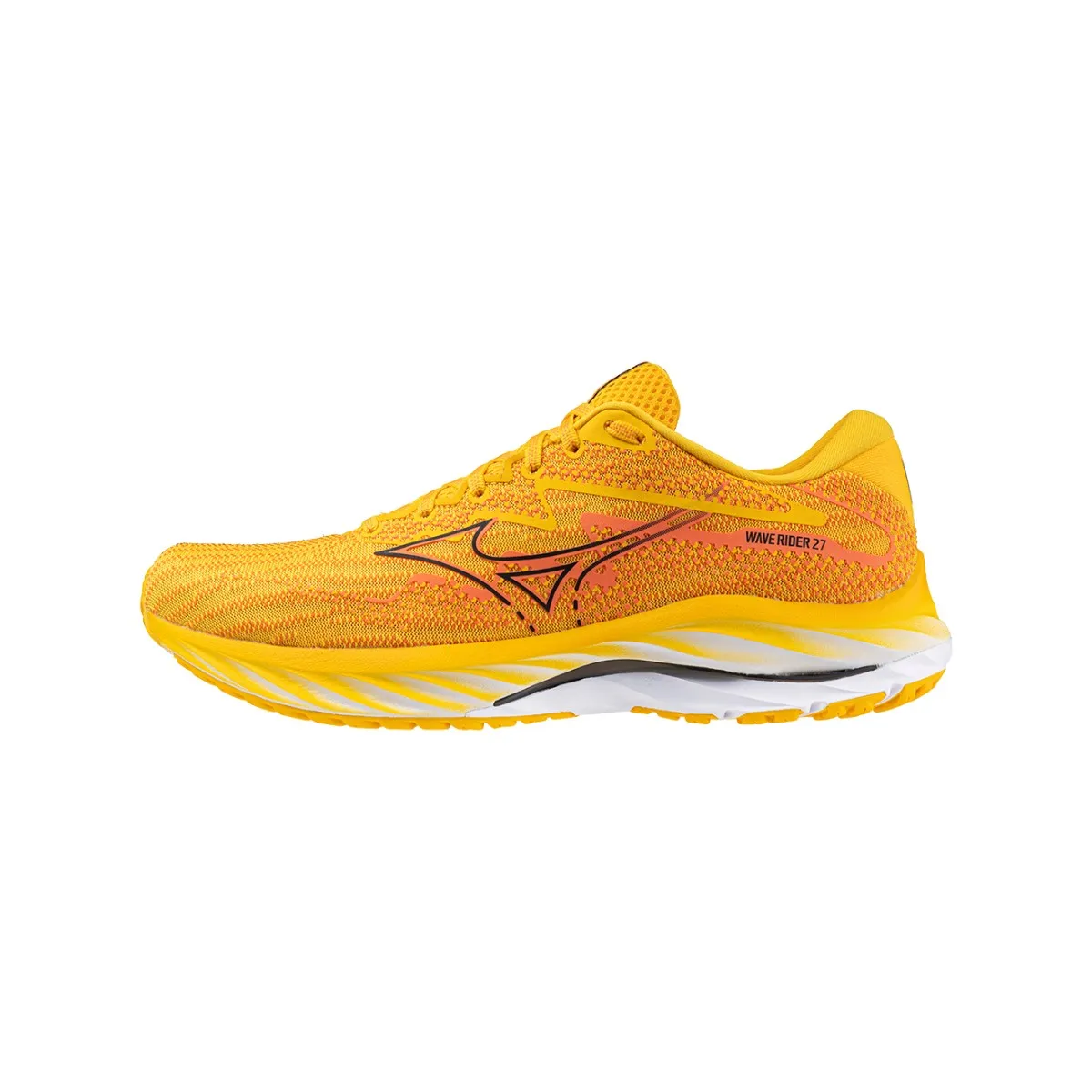 Mizuno Wave Rider 27 Yellow Shoes SS24