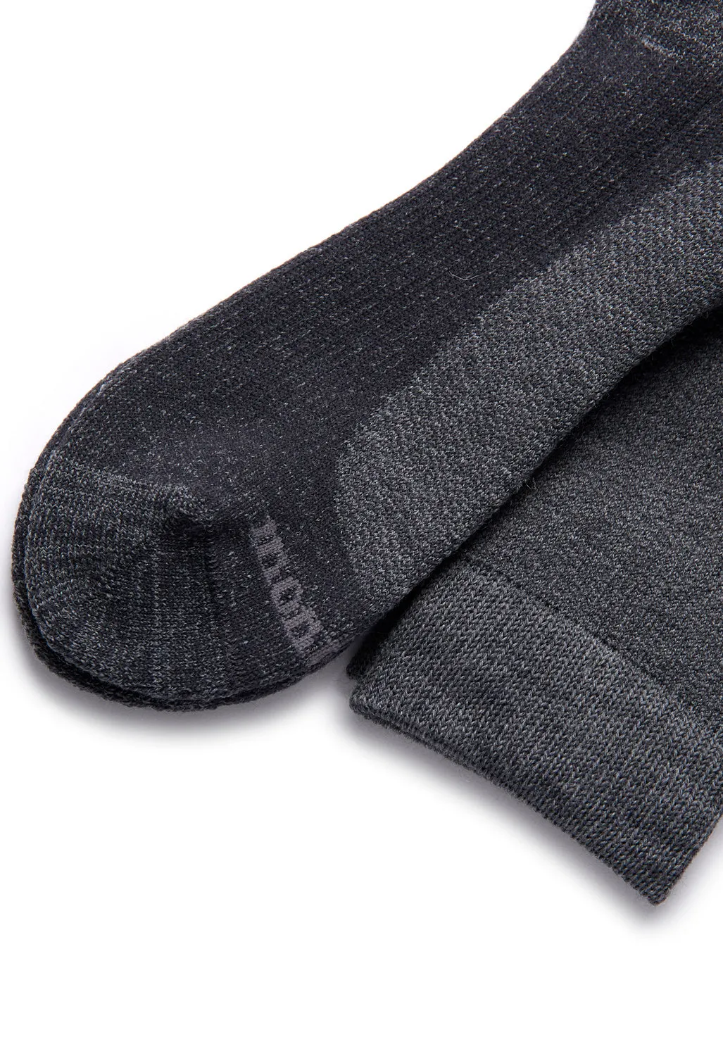 Montbell Merino Wool Trekking Socks - Heather Charcoal