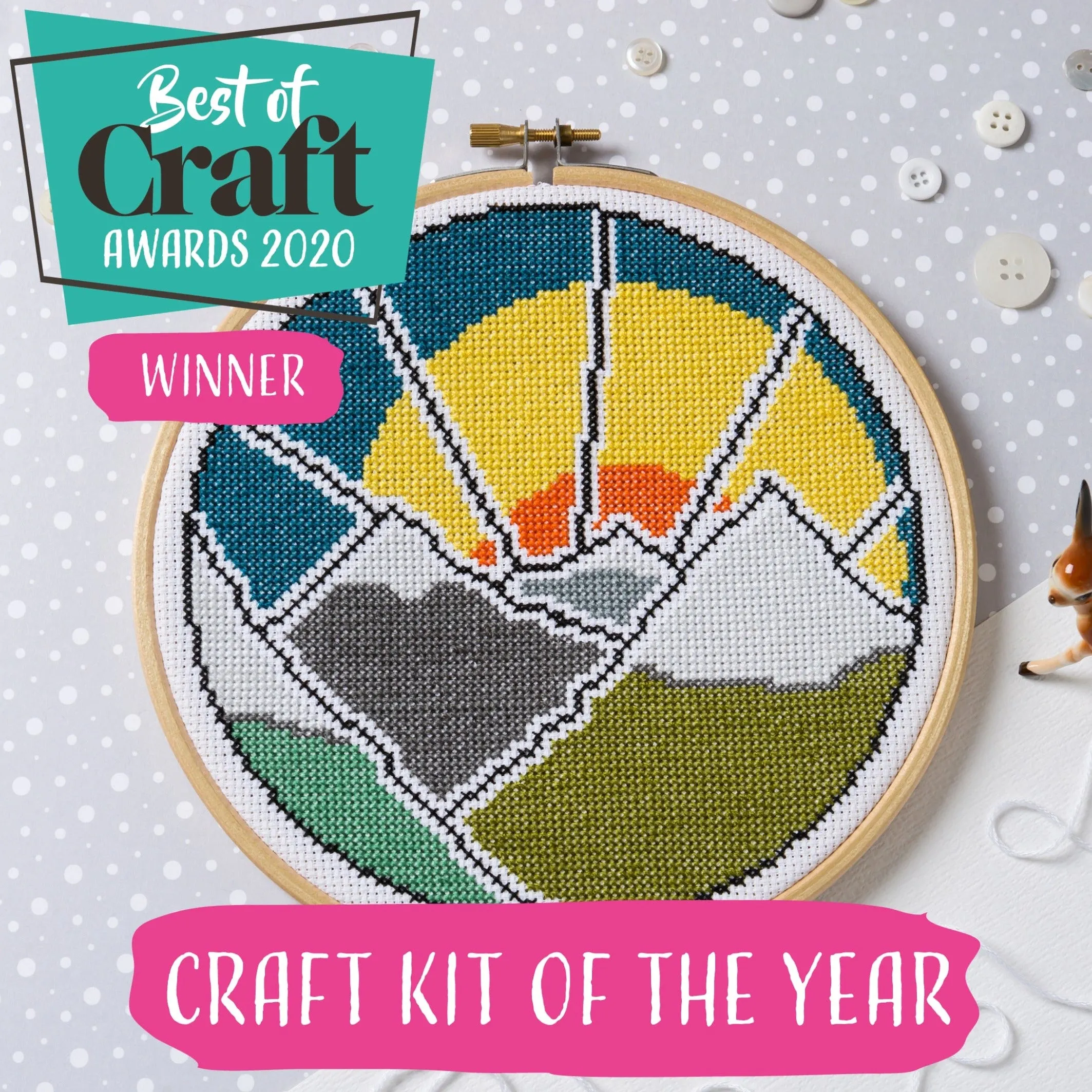 Mountain Adventure Cross Stitch Kit