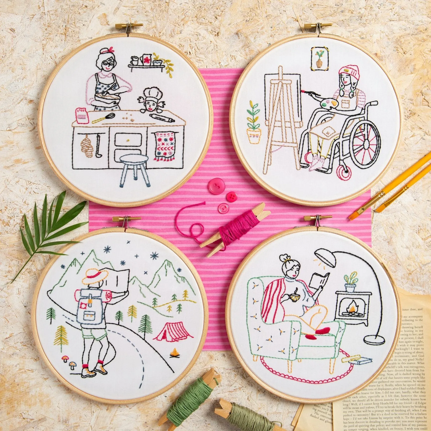 Move Embroidery Kit (Wonderful Women Collection)