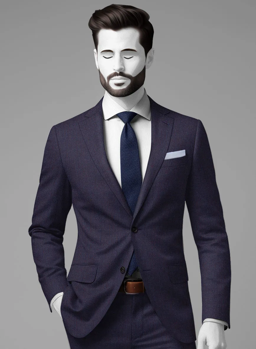 Napolean Eggplant Wool Suit