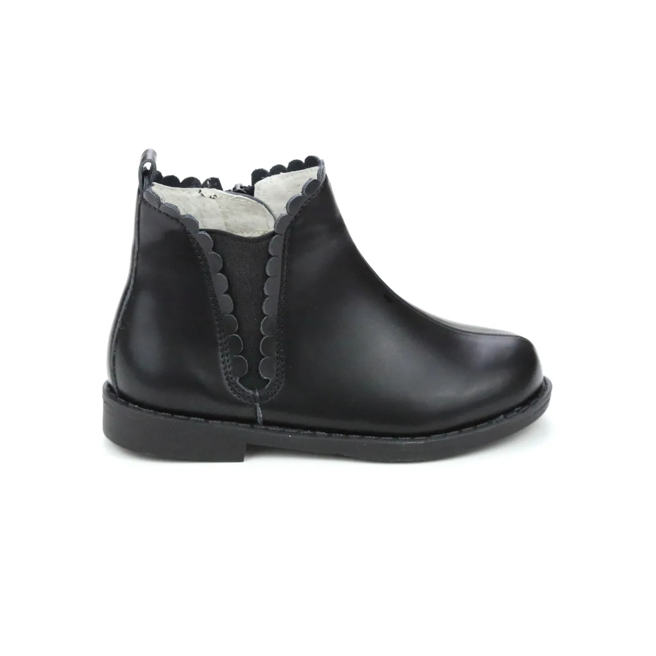 Nicola Scalloped Chelsea Boot