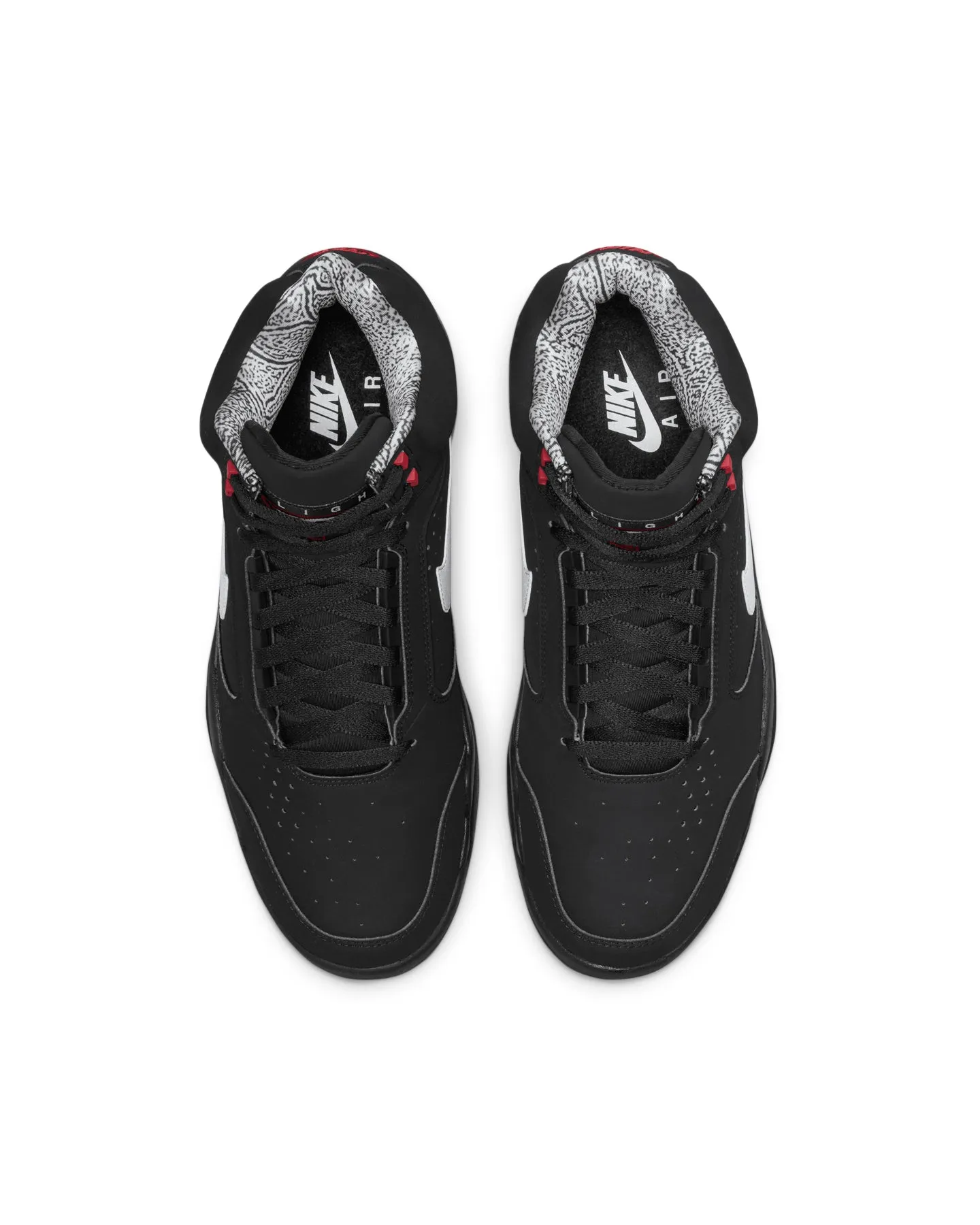 Nike Air Flight Lite Mid Black/White/Varsity Red