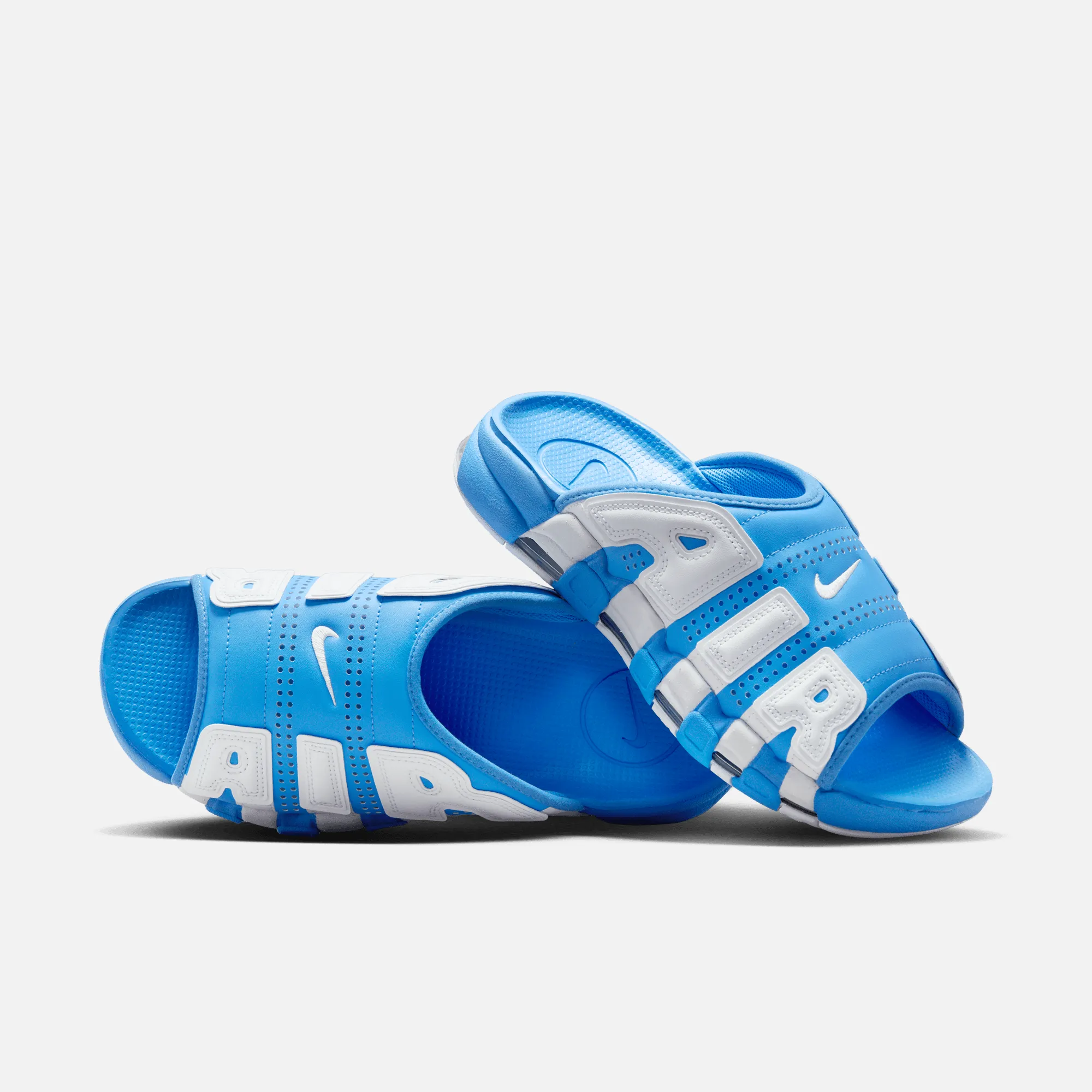 Nike Air More Uptempo Slides University Blue