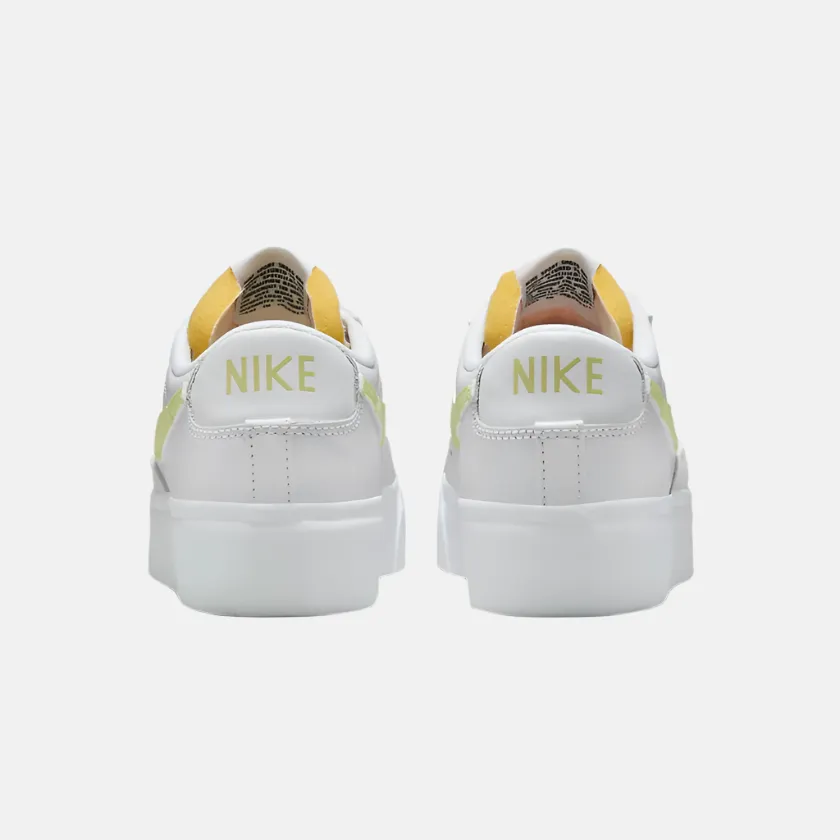 Nike Blazer Low Platform Women's Lifestyle Shoes - White/Team Orange/Black/Life Lime