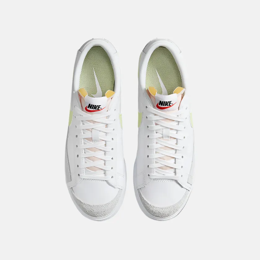 Nike Blazer Low Platform Women's Lifestyle Shoes - White/Team Orange/Black/Life Lime