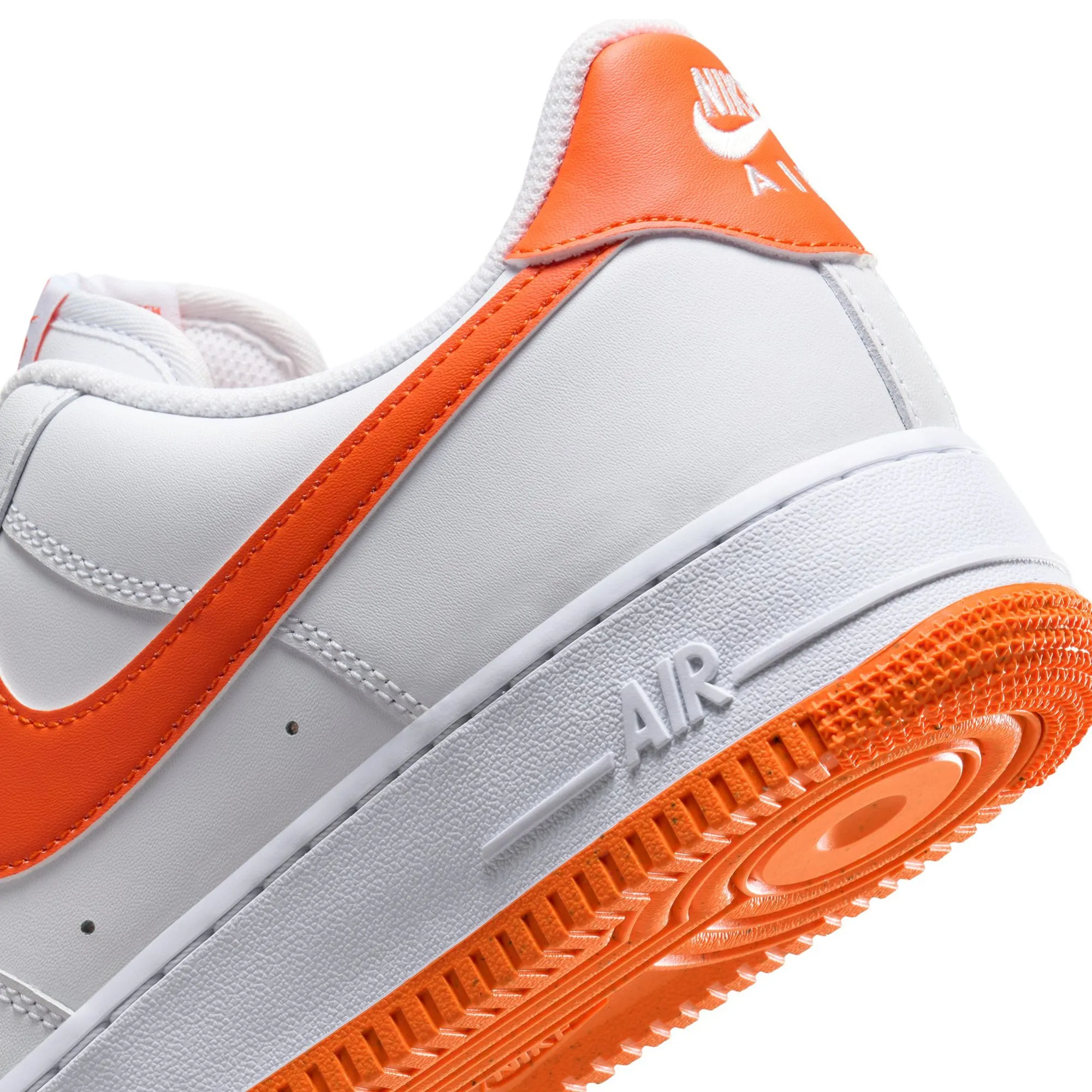 Nike Mens Air Force 1 Low "Safety Orange" Shoes