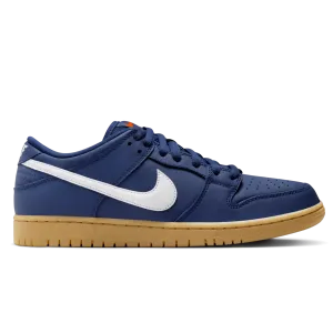 Nike SB Dunk Low Pro OL Skateboard Shoe - Navy/White-Navy-Gum Light Brown