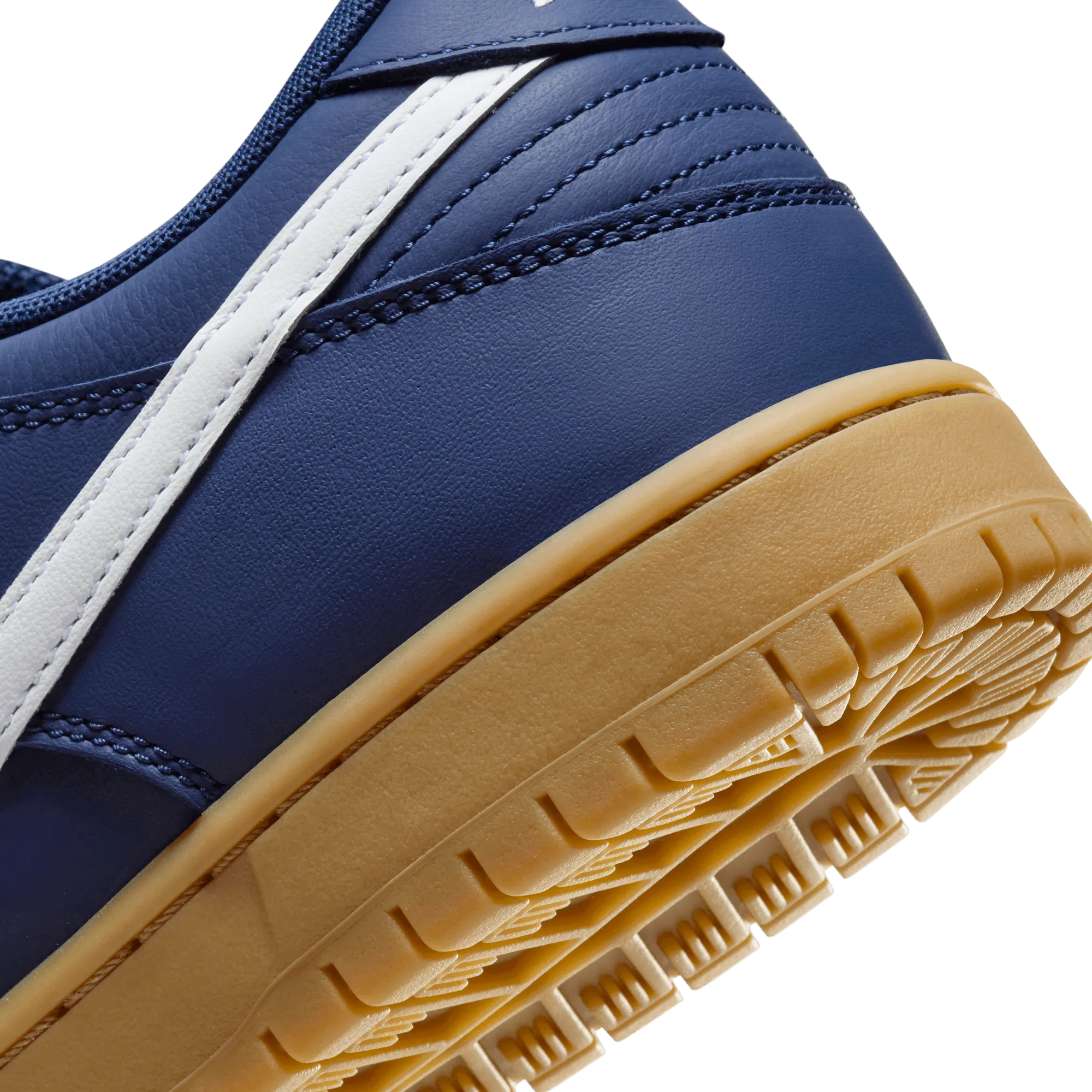 Nike SB Dunk Low Pro OL Skateboard Shoe - Navy/White-Navy-Gum Light Brown