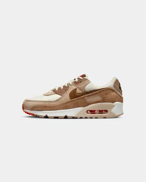 Nike Women's Air Max 90 SE Pale Ivory/Picante Red-Summit White