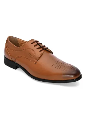 Nova Tan Derby Shoes