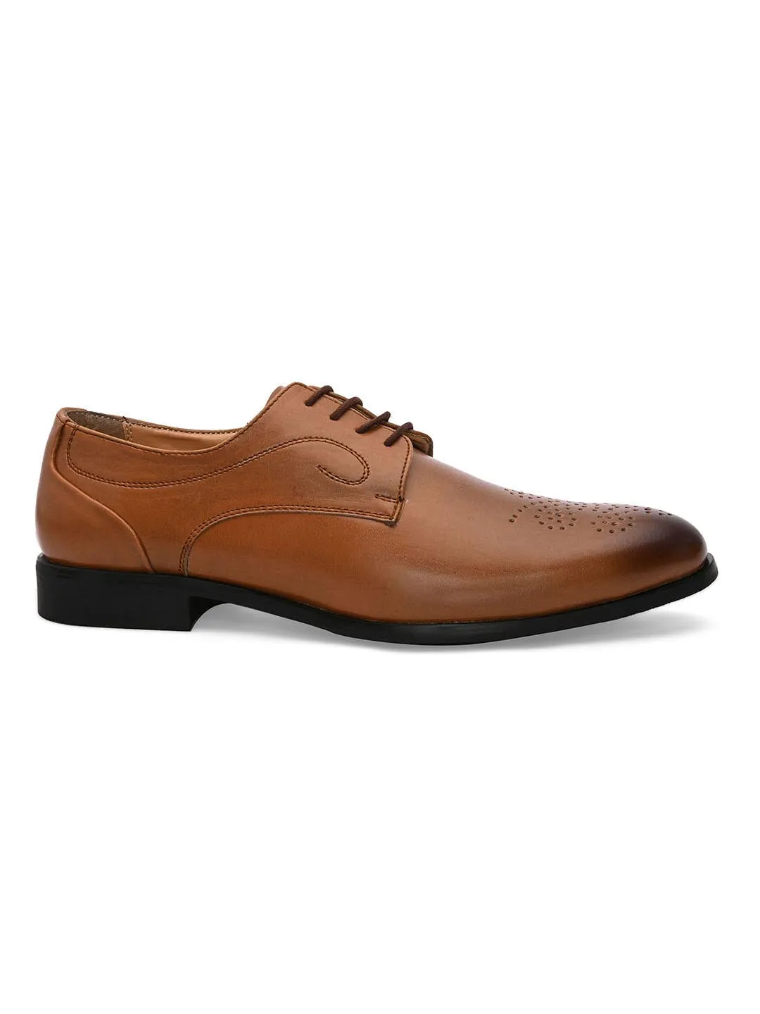 Nova Tan Derby Shoes