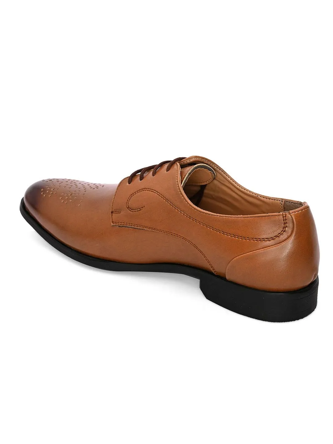 Nova Tan Derby Shoes