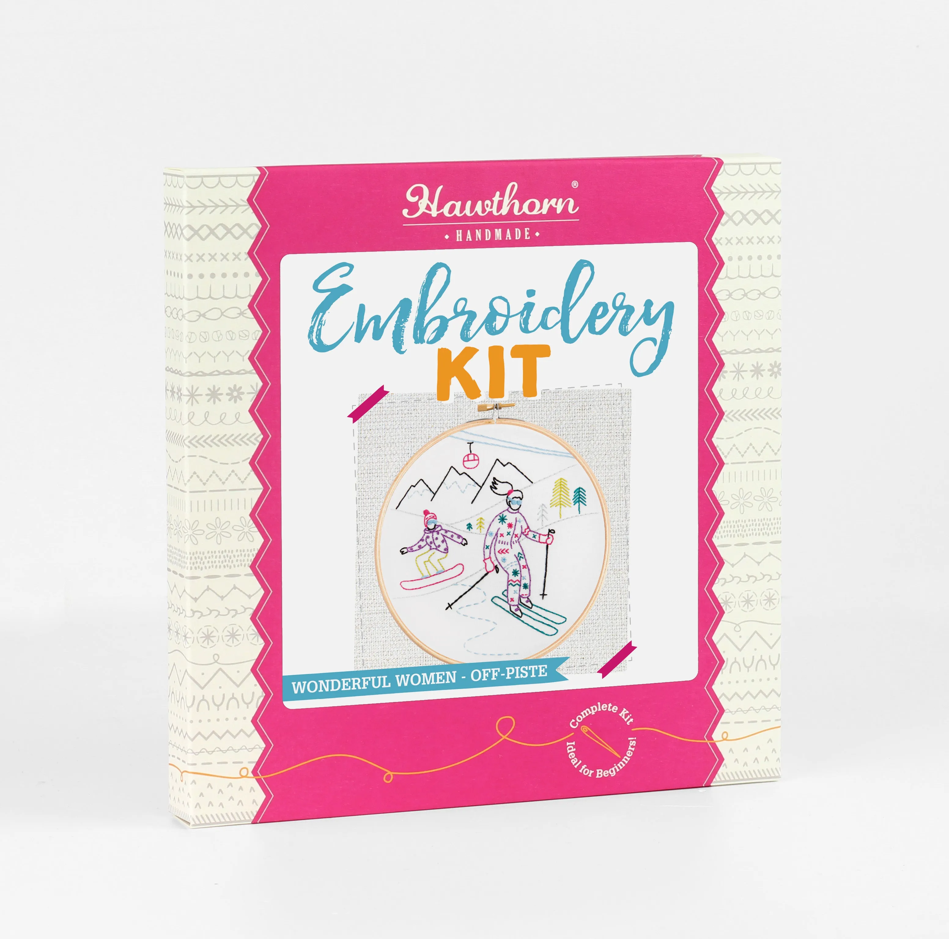 Off-Piste Embroidery Kit (Wonderful Women Collection)