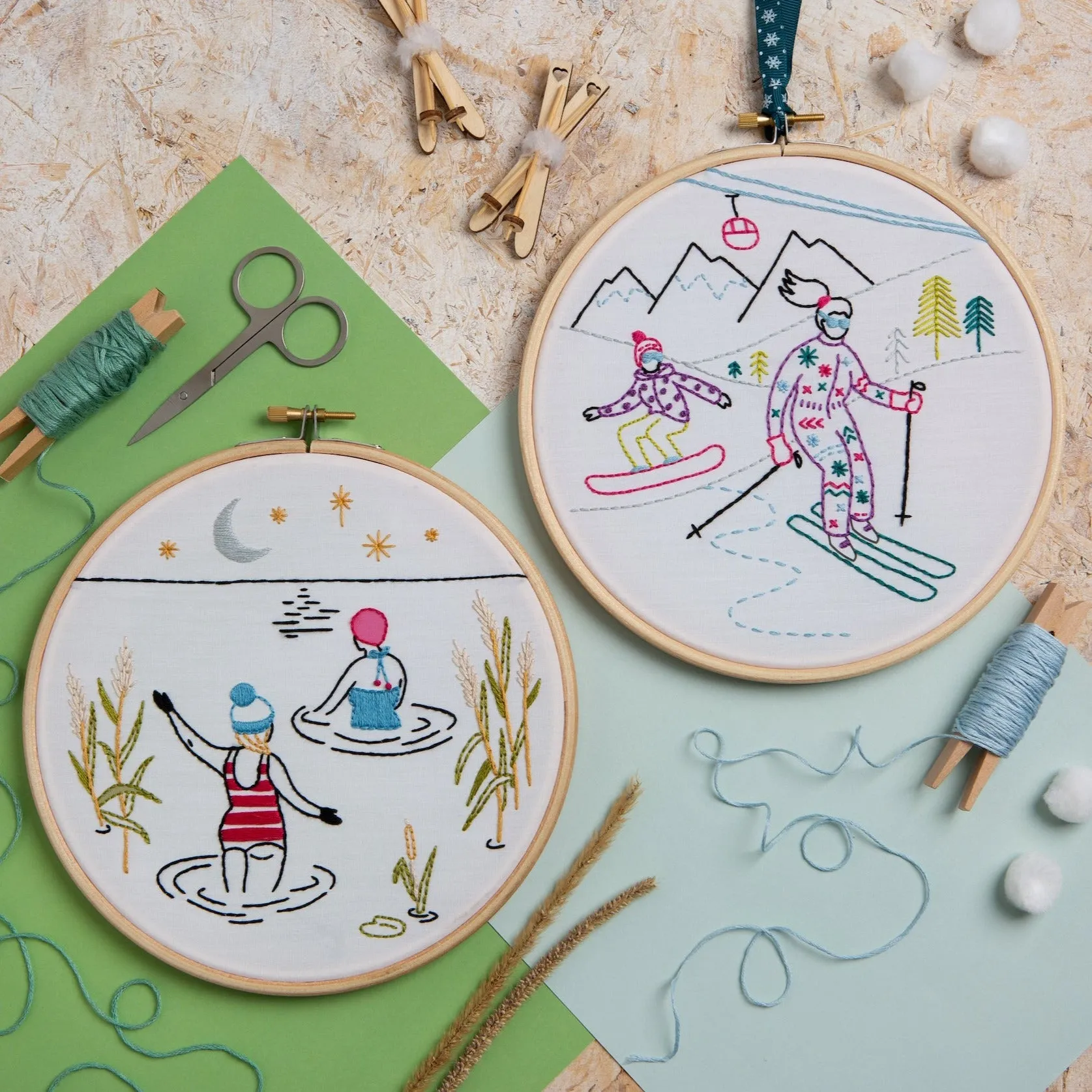 Off-Piste Embroidery Kit (Wonderful Women Collection)